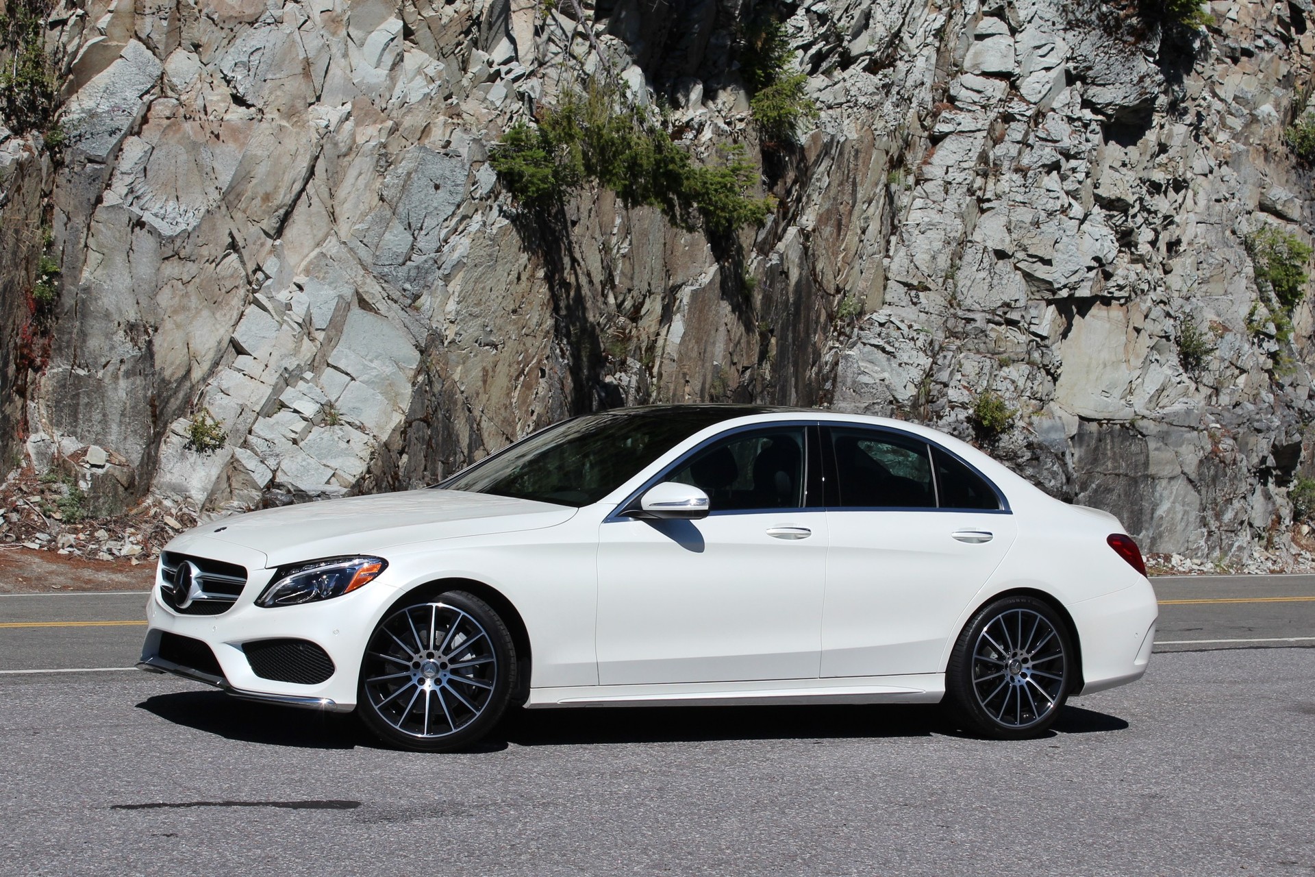 2015 White Mercedes-Benz C