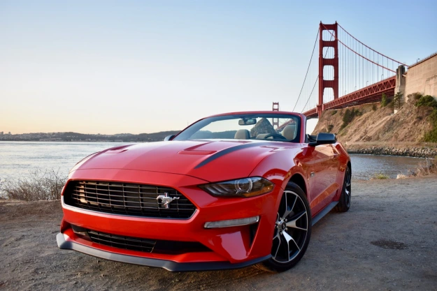 2020 Red Ford Mustang Ecoboost