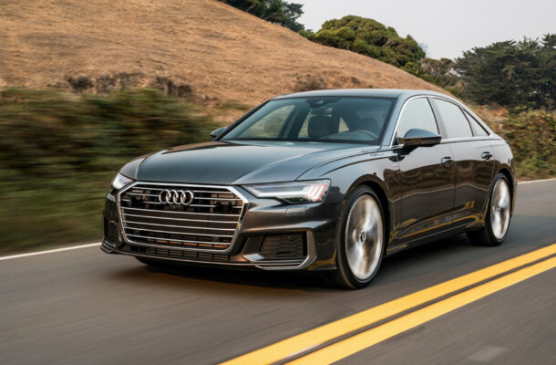 2020 Black Audi A6 Premium